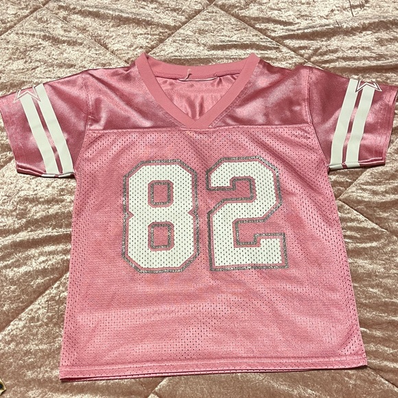 Other - Kids Pink Sports Jersey with Number 82